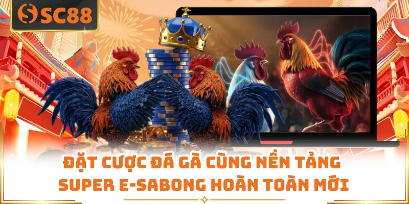 Đặt cược đá gà cùng nền tảng Super E-Sabong hoàn toàn mới
