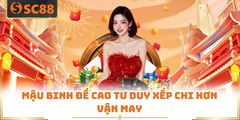 Mậu binh đề cao tư duy xếp chi hơn vận may