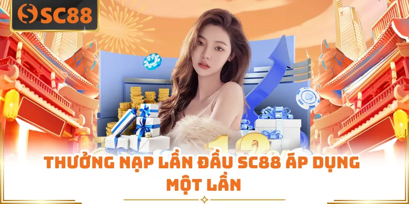 Thưởng nạp lần đầu SC88 áp dụng một lần